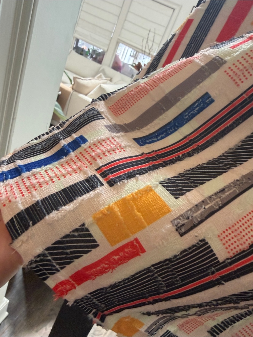 Hutch Multicolor Geometric A-Line Skirt - Picture 4 of 5